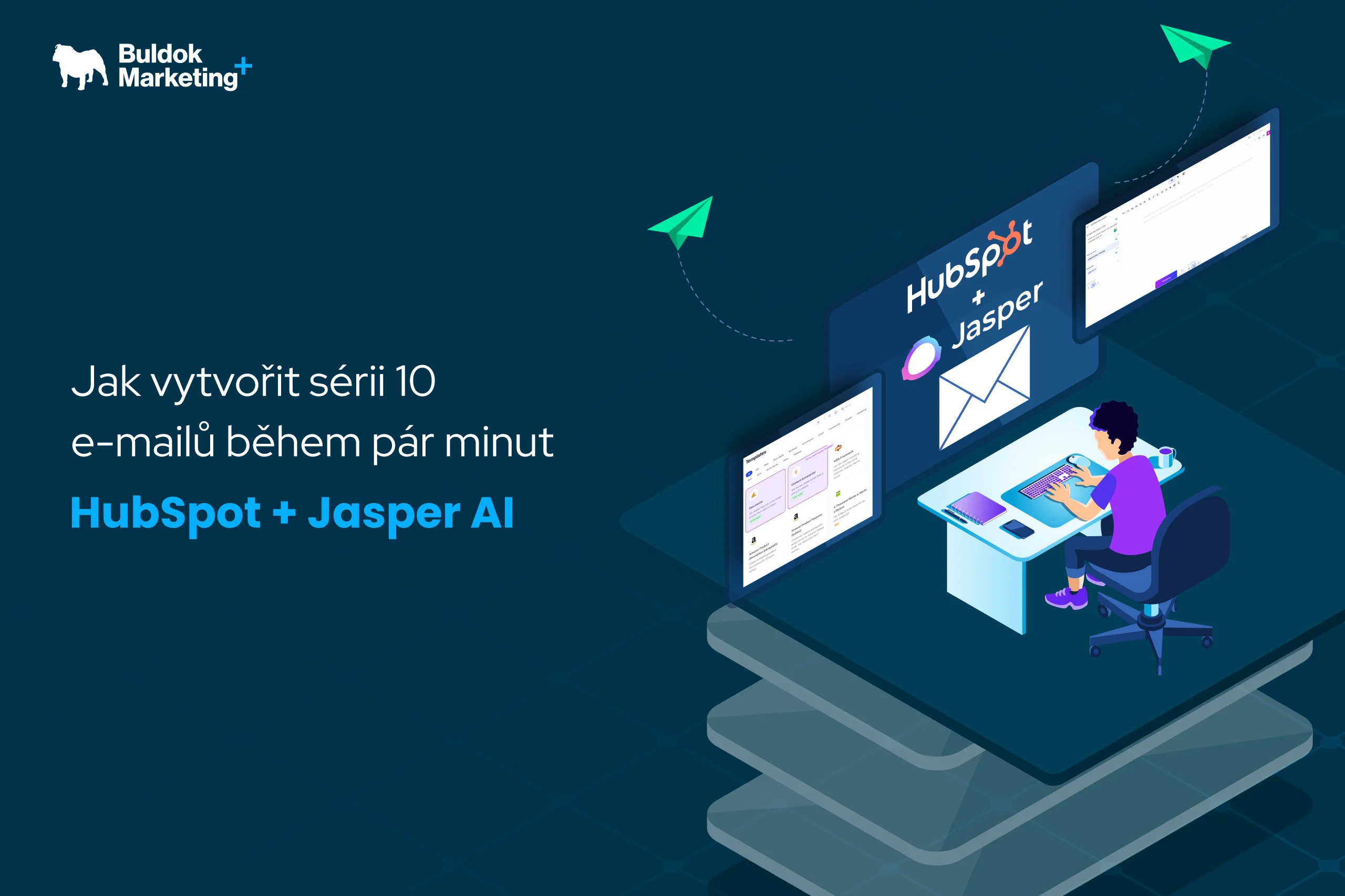 Náhledový obrázek: Jak vytvořit sérii 10 e-mailů během pár minut s HubSpotem a Jasper AI